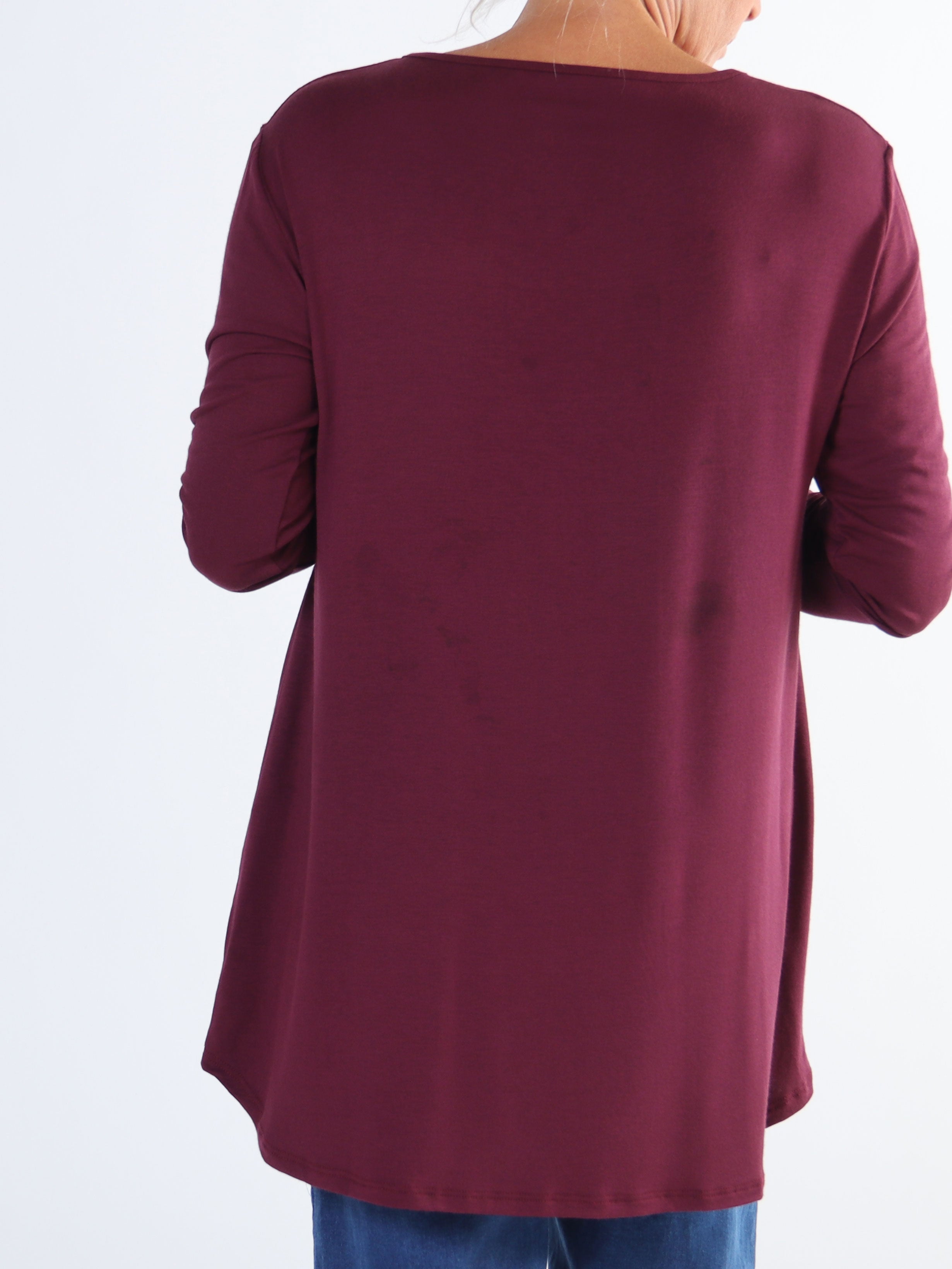 Otine - Langærmet basisbluse